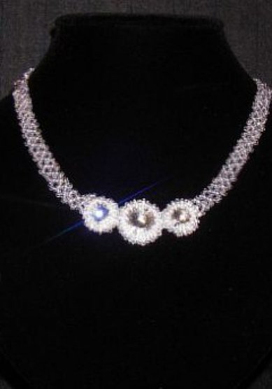 Колье и серьги Б40689 - Салон аксессуаров Белый Авантаж