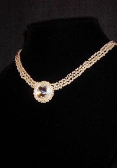 Колье и серьги Б40690 - Салон аксессуаров Белый Авантаж