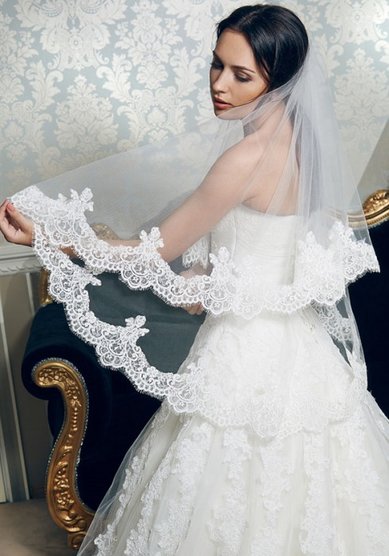 Фата Б41100 - Салон аксессуаров Белый Авантаж