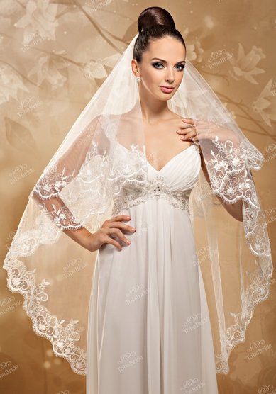 Фата v0864-2-T41766 - Салоны свадебной и вечерней моды To be Bride
