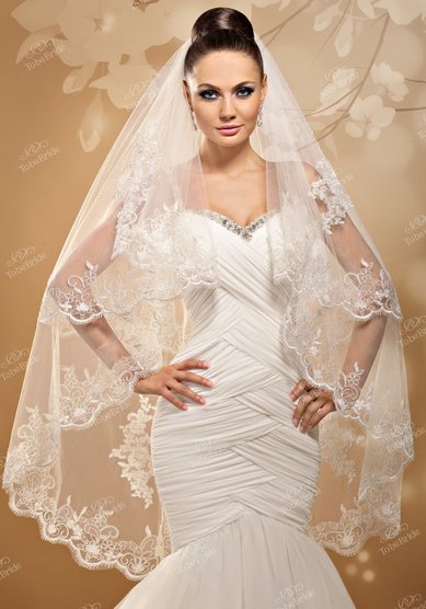 Фата v0864-3-T41767 - Салоны свадебной и вечерней моды To be Bride