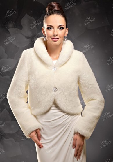 Шубка ws09m-T41778 - Салоны свадебной и вечерней моды To be Bride