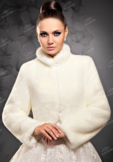 Шубка ws04m-T41780 - Салоны свадебной и вечерней моды To be Bride