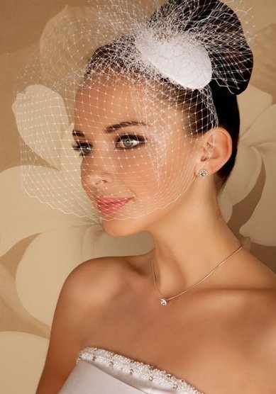 Вуалетка f412-T41976 - Салоны свадебной и вечерней моды To be Bride