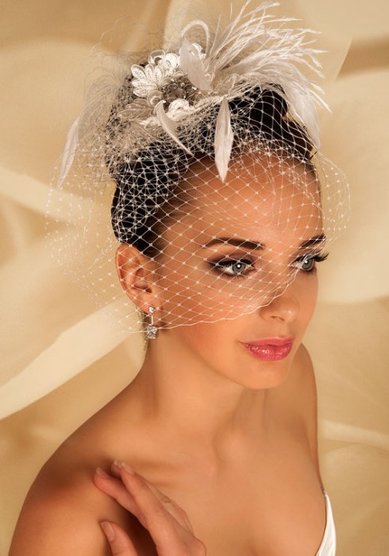 Вуалетка f405-T41977 - Салоны свадебной и вечерней моды To be Bride