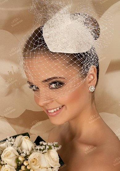 Вуалетка 2205-133-T41978 - Салоны свадебной и вечерней моды To be Bride
