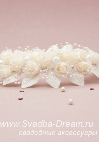 Для прически 191-С44799 - Магазин аксессуаров ручной работы Свадебная Мечта