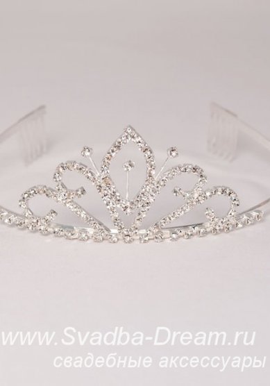Диадема 187-С44805 - Магазин аксессуаров ручной работы Свадебная Мечта