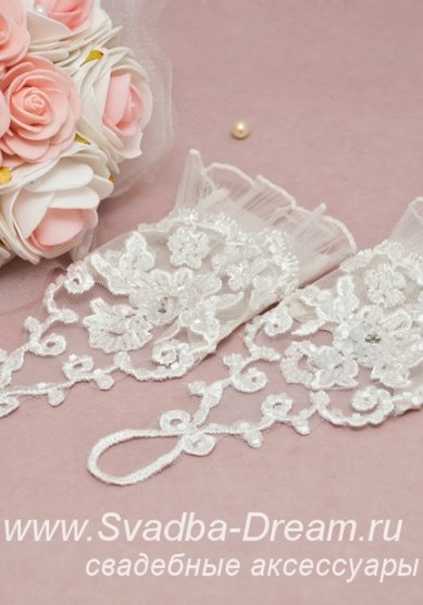 Перчатки 179-С44815 - Магазин аксессуаров ручной работы Свадебная Мечта