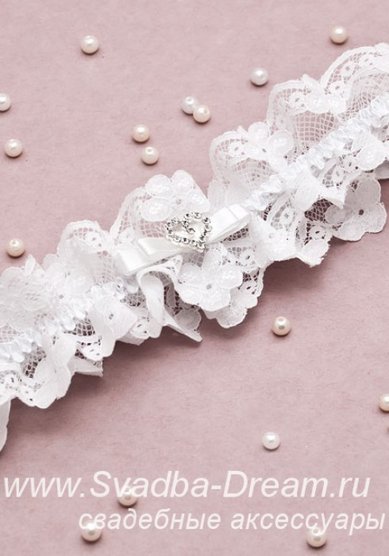 Подвязка 178-С44817 - Магазин аксессуаров ручной работы Свадебная Мечта