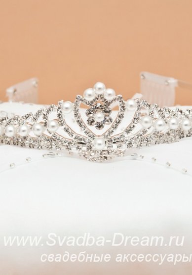 Диадема 151-С44835 - Магазин аксессуаров ручной работы Свадебная Мечта