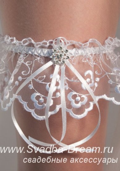 Подвязка 135-С44850 - Магазин аксессуаров ручной работы Свадебная Мечта