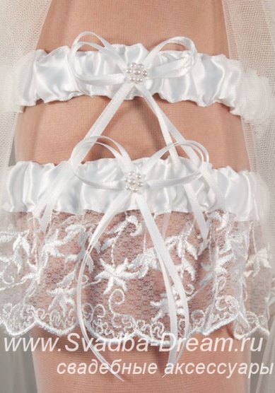 Набор подвязок 123-С44865 - Магазин аксессуаров ручной работы Свадебная Мечта