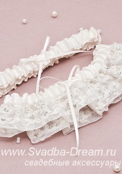 Набор подвязок 107-С44874 - Магазин аксессуаров ручной работы Свадебная Мечта