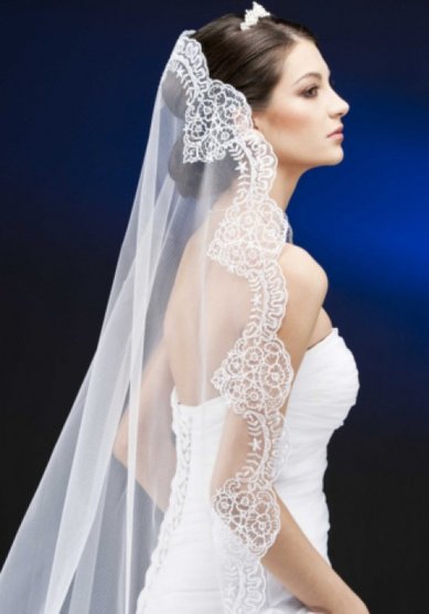 Фата Испанка 02-008-C46724 - Салон аксессуаров Celebrity