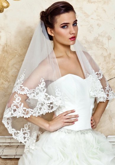 Фата F-14-062-S48762 - Салон аксессуаров Sharmel