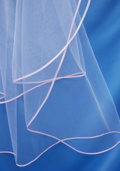 Фата с бейкой-Э50831 - Свадебный салон Этна