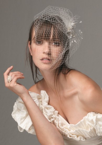 Вуалетка 01 K56402 - Свадебный салон KATRIN SALON