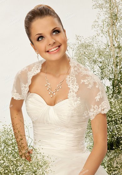 Болеро j015-T56585 - Салоны свадебной и вечерней моды To be Bride