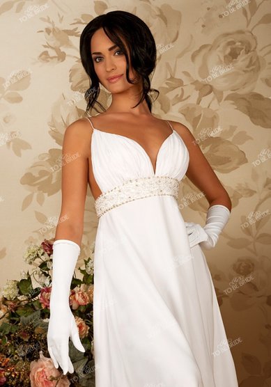 Перчатки g298-8-T57042 - Салоны свадебной и вечерней моды To be Bride