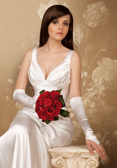 Митенки g214-12-T57043 - Салоны свадебной и вечерней моды To be Bride