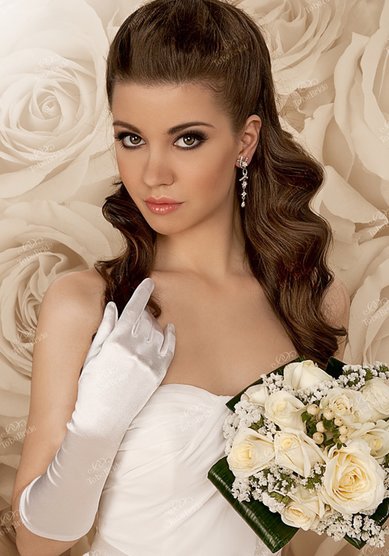 Перчатки g201-8-T57044 - Салоны свадебной и вечерней моды To be Bride