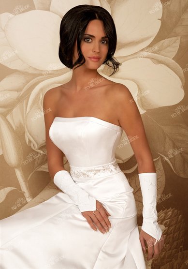 Митенки g0157-8-T57061 - Салоны свадебной и вечерней моды To be Bride