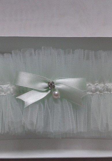 Подвязка мятная C64538 - Салон аксессуаров Celebrity