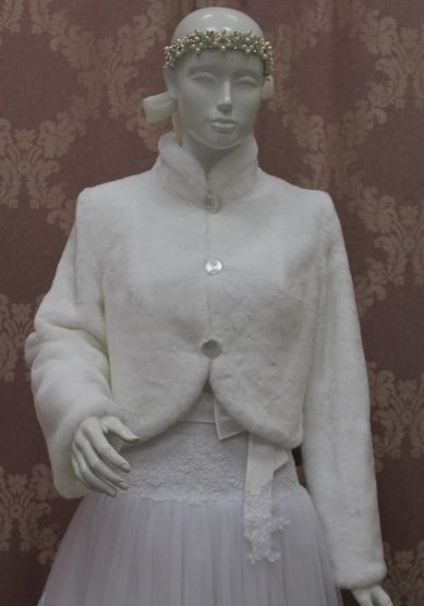 Шубка Мутон 003-A73413 - Свадебный салон Anna Dress