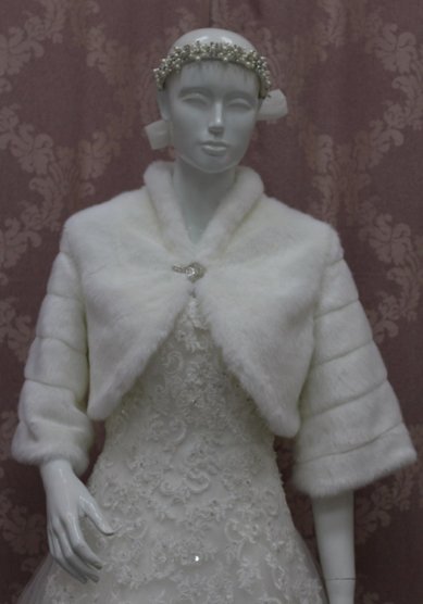 Шубка Софья 037-A73419 - Свадебный салон Anna Dress