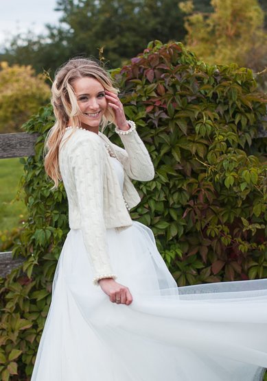 Жакет из ангорки Свадебный жакет-A74922 - Салон аксессуаров ART PODIUM