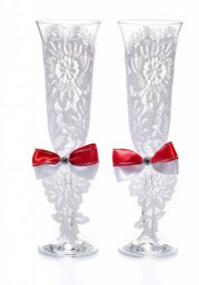 Свадебные бокалы 050-Y75374 - Салон свадебной и вечерней моды Your Love Story