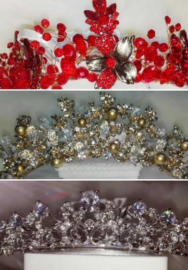 Диадема 333-Б96516 - Товары для жениха и невесты, а также для гостей. Богема