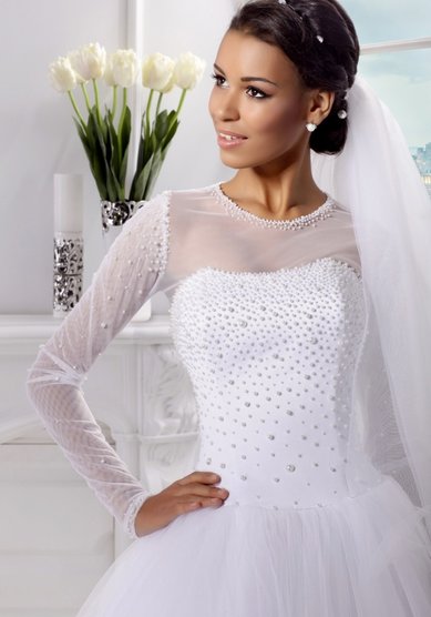 болеро Жемчужина-М96918 - свадебный салон Моя Свадьба