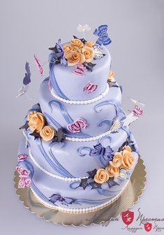 «ГОЛУБОЙ С БАБОЧКАМИ»