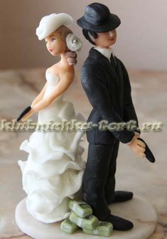 «Свадебная фигурка Гангстеры»