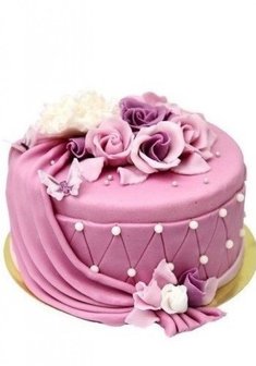 «Cвадебный торт с розами»