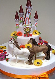 «Замок и две лошади»