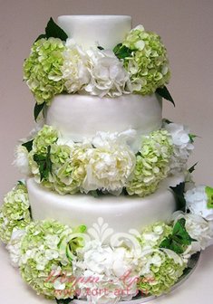 «Торт с живыми цветами»