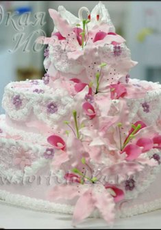 «Свадебный торт 004087»