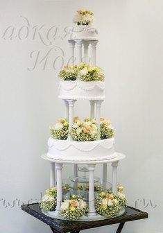 «Свадебный торт 004322»