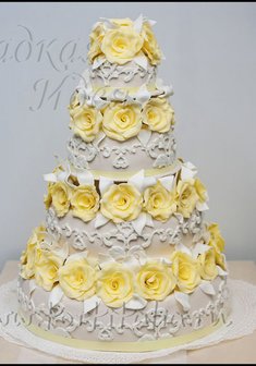 «Свадебный торт 004328»