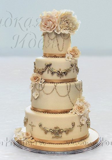 Торт на свадьбу С102421 - Кондитерская Сладкая идея