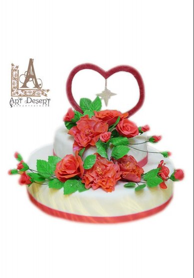 Торт на свадьбу A10365 - Кондитерская ArtDesert