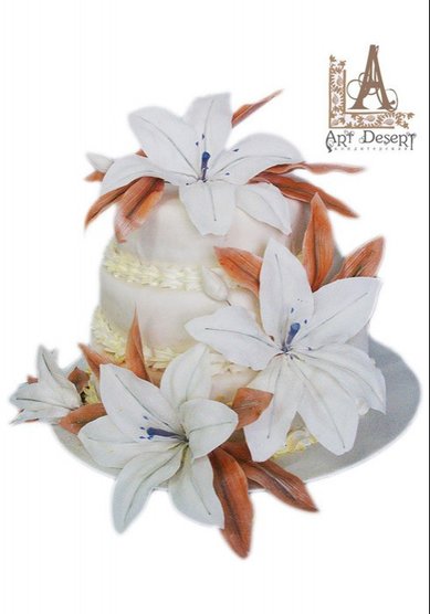 Свадебный торт Осенний (A10368) - Кондитерская ArtDesert