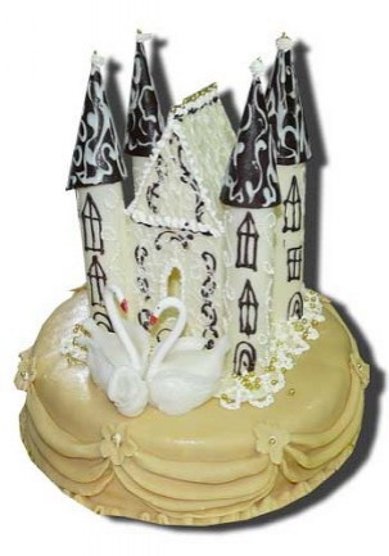 Свадебный торт СВАДЕБНЫЙ ЗАМОК (A106758) - Компания ALFA LIMO
