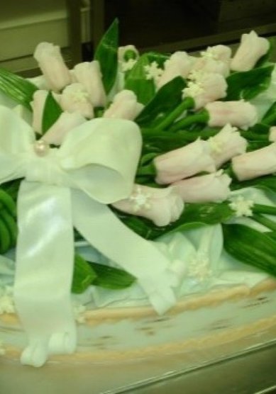 Свадебный торт №12 (A106770) - Компания ALFA LIMO