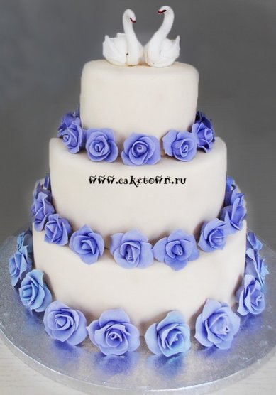 Свадебный торт C107892 - Торты на заказ CAKETOWN.RU