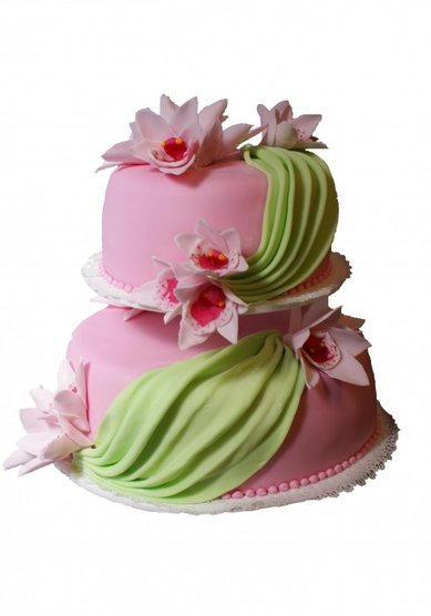 Свадебный торт С10804 - Кондитерская Сладкая идея