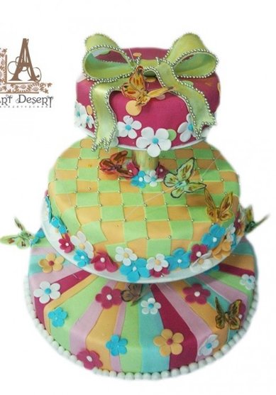 Торт на свадьбу A10899 - Кондитерская ArtDesert